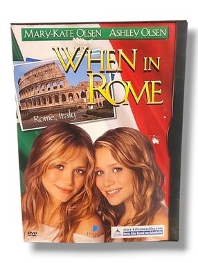 When in Rome DVD 2002 Mary-Kate & Ashley Olsen Movie + AOL Booklet